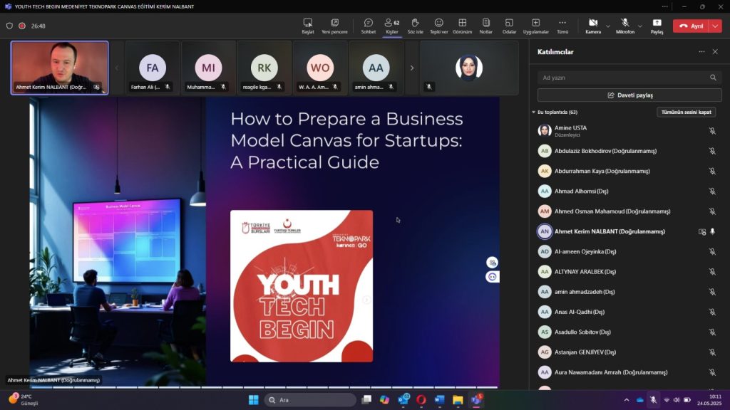 YTB Etkinliği Online Eğitimler Tamamlandı, Sırada Ideathon Var!